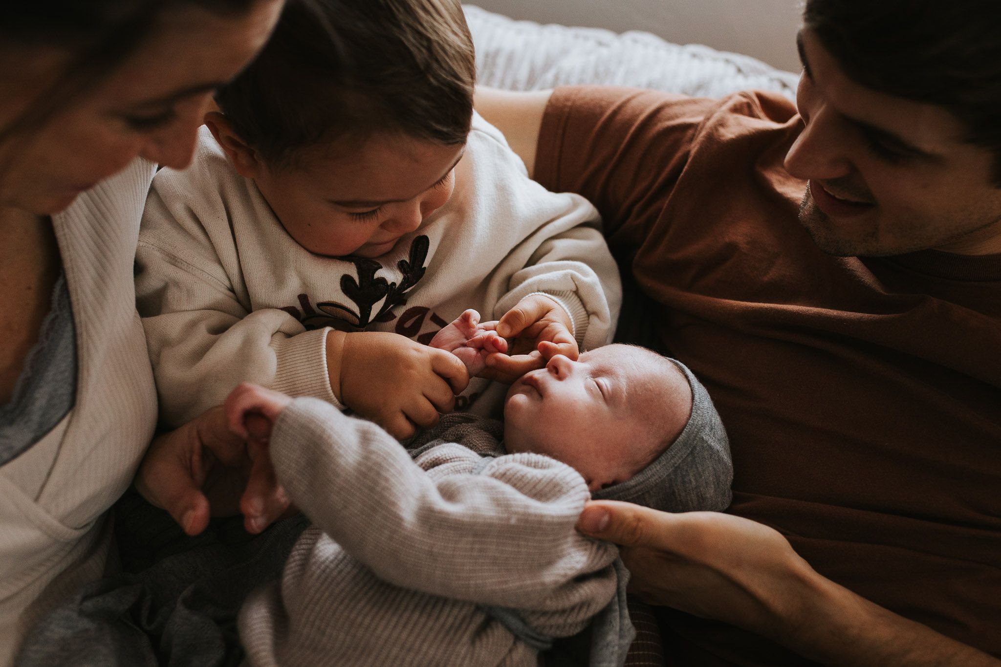 Porträt einer jungen Familie - Babyfotos, Neugeborenenfotos, Neugeborenenshooting Klagenfurt